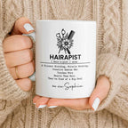 Hairapist Miracle Working, Personalized Coffee Mug, Gift For Hair Stylist