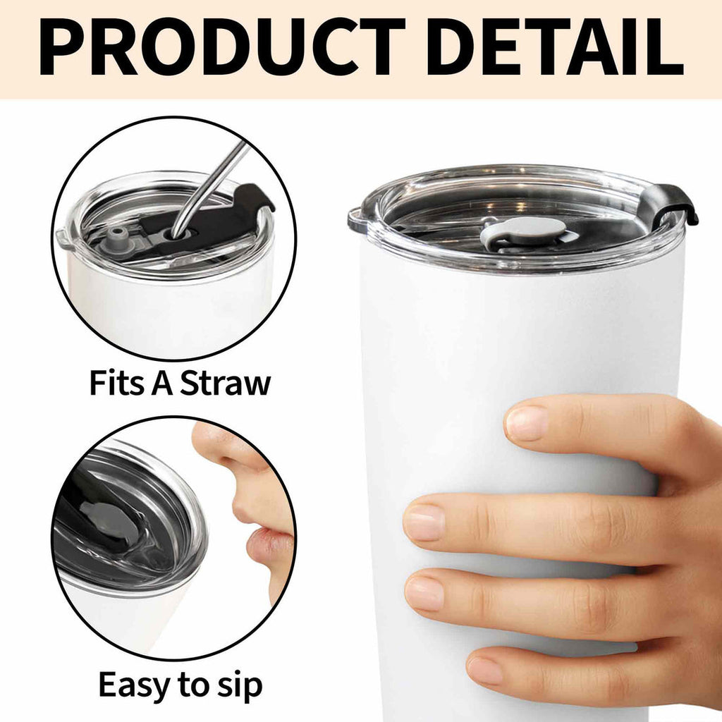 Golf Enthusiast Personalized Tumbler Featuring Clubs and Balls,Custom Stainless Steel Tumbler,Gift For Dad and Sports Lovers